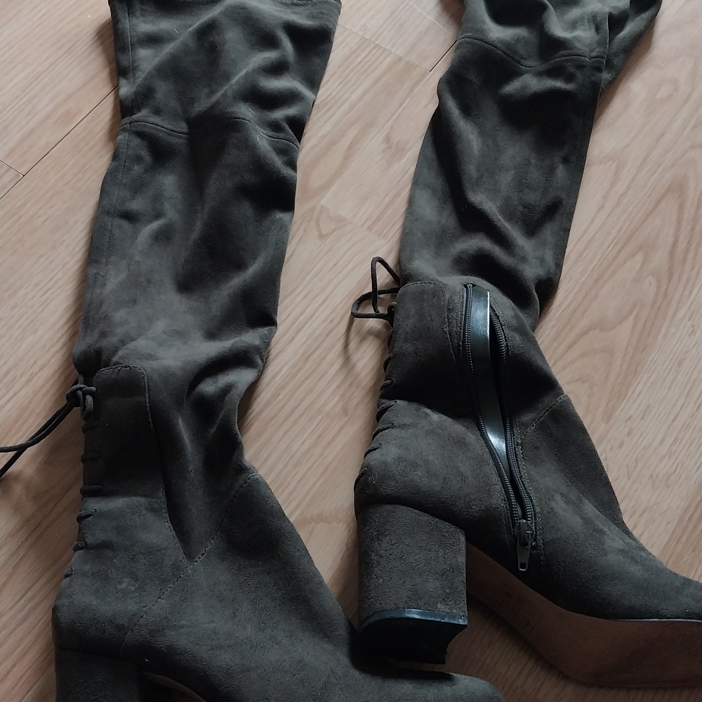 Women's Suede Knee-High Boots
